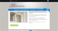 Desktop Screenshot of cavdrywallinc.com